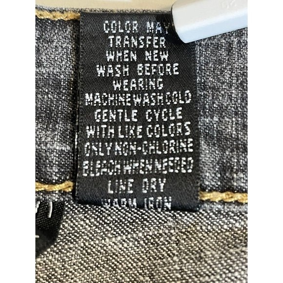 INC International Concepts Cargo Jeans Size 12 Grey Straight Leg 9 Pockets - Picture 7 of 10